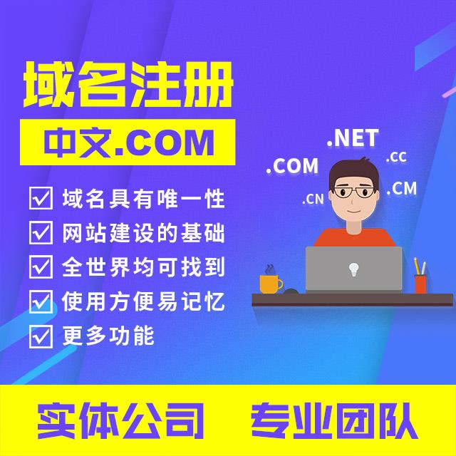 域名：中文.com